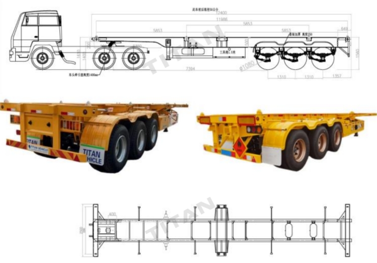 What are the Different Types of Shipping Container Chassis Trailer ?