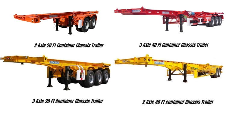 What are the Different Types of Shipping Container Chassis Trailer ?