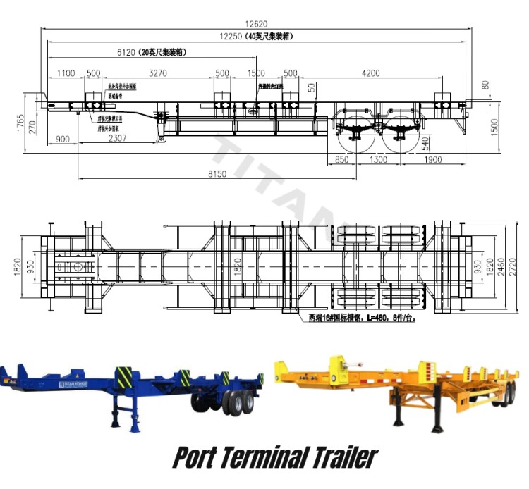 What are the Different Types of Shipping Container Chassis Trailer ?