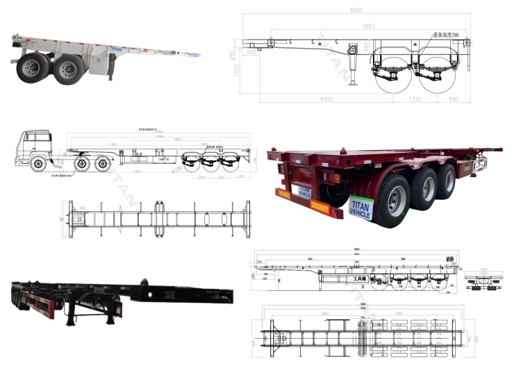 How to Choose a Skeletal Semi Trailer? - Tri Axle Skeletal Trailer for Sale