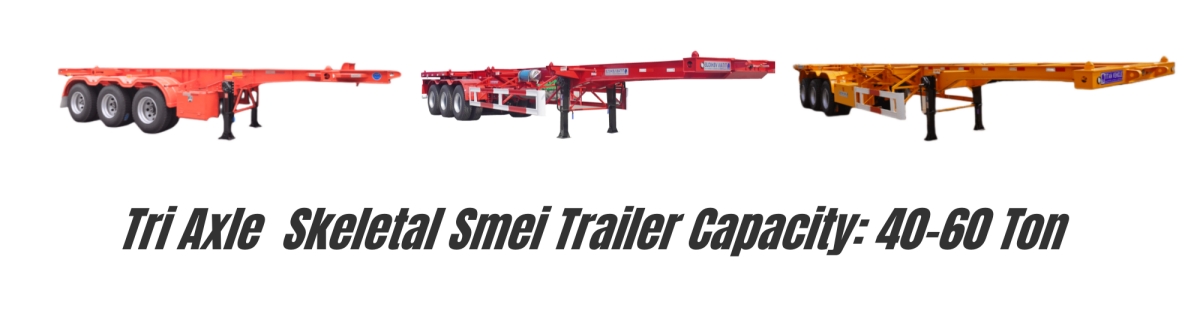 How to Choose a Skeletal Semi Trailer? - Tri Axle Skeletal Trailer for Sale