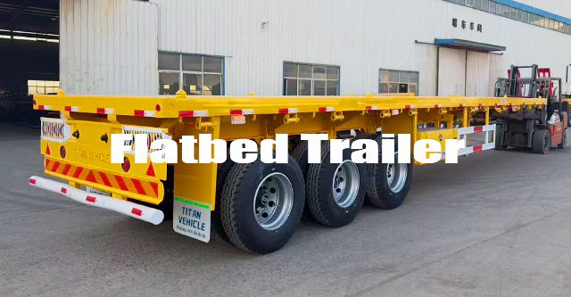 titan flatbed semi trailer