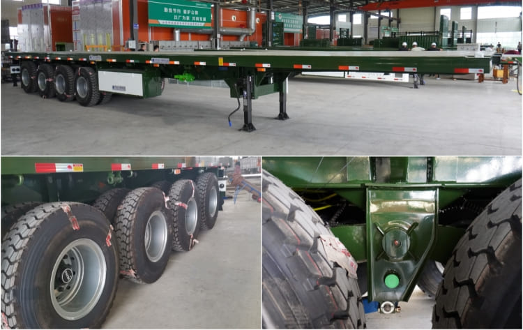 New 4 Axle 40 Ft Flatbed Trailer for Sale Price in Zimbabwe