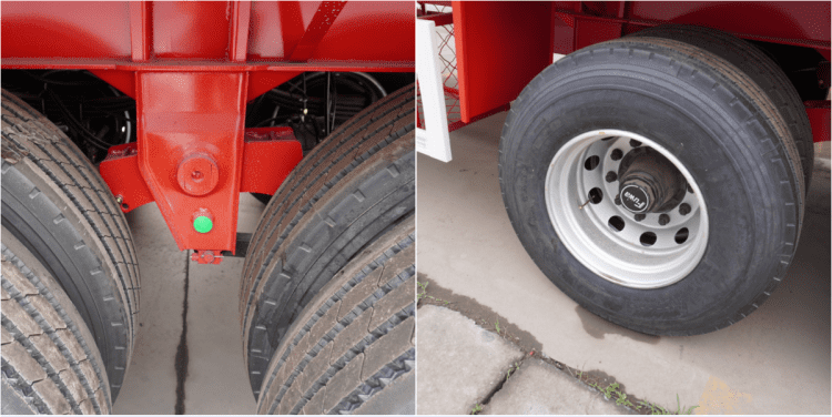 3 Axle Flat Bed Trailers 40 Ft with Front Board for Sale
