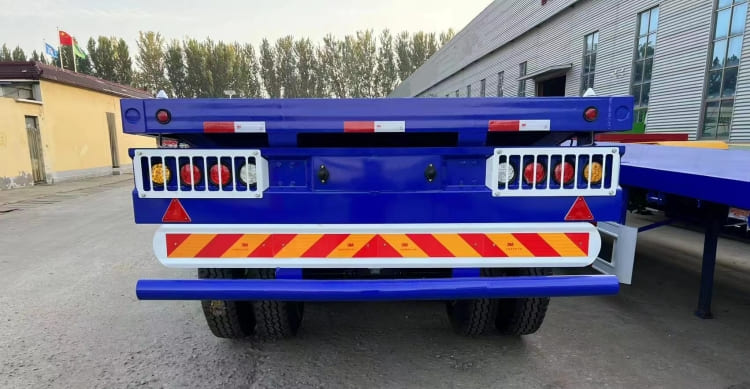 New 3 Axle 45 Ft Semi Truck Flatbed Trailers Prices for Sale in Guinea