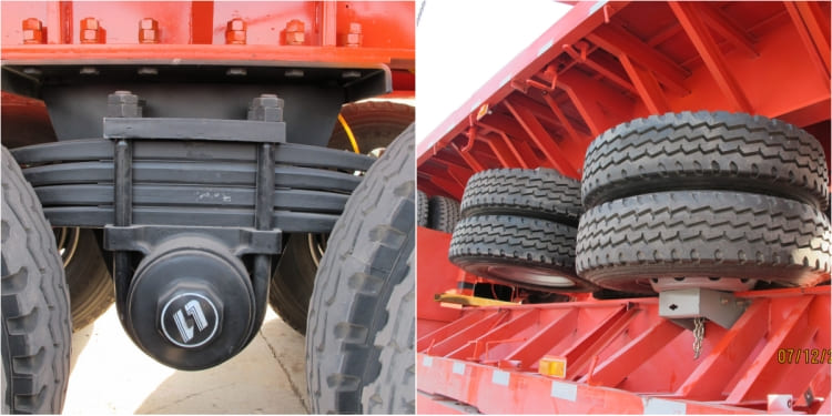  2 Axles 40ft Flatbed Container Trailer for Sale Manufacturers in Sierra Leone