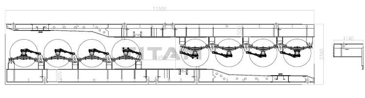 4 Axle 48 Ft Flatbed Container Semi Trailer for Sale in Nigeria