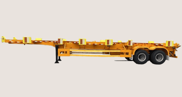 2 Axles 45 Feet Skeleton Type Terminal Trailer for Sale in Jamaica