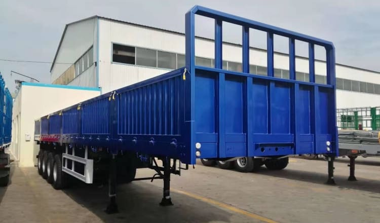4 Axle 80 Tons Drop Side Semi Trailer for Sale in Zimbabwe