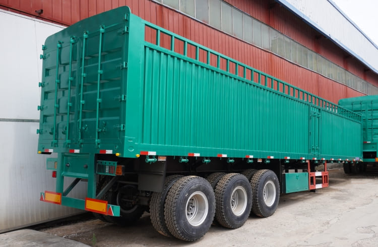 Tri Axle 50 Ton Sidewall Cargo Semi Trailer for Sale in Kenya