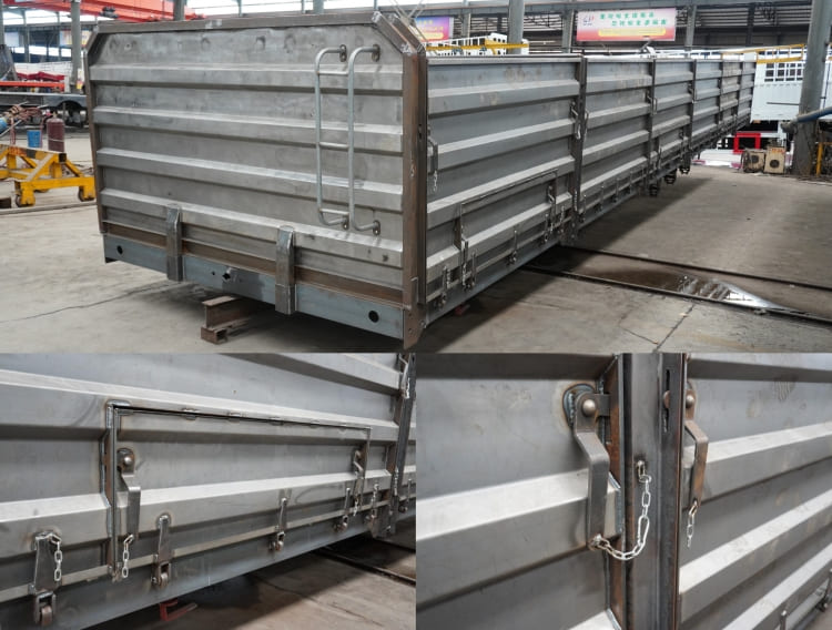 Single Tire 60 Ton Sidewall Stake Fence Semi Trailer for Sale