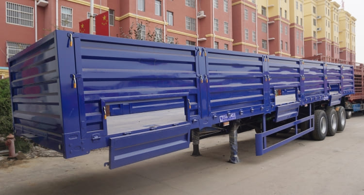 3 Axle Sidewall Semi Detachable Trailer for Sale in Namibia