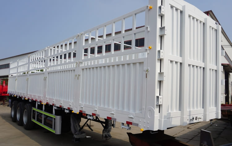 3 Axles Fence Cargo Semi Trailer for Sale in Malaysia