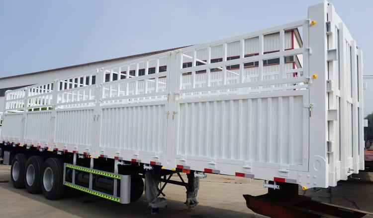 3 Axles Fence Cargo Semi Trailer for Sale in Malaysia