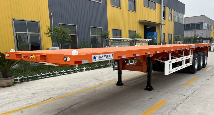 Tri Axle Trailer for Sale in Nigeria | Tri Axle Flatbed Trailer for Sale | 3 Axle Trailer