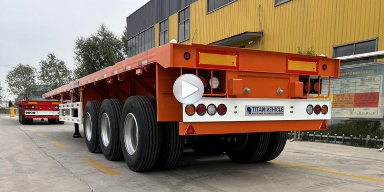 Tri Axle Flatbed Trailer for Sale