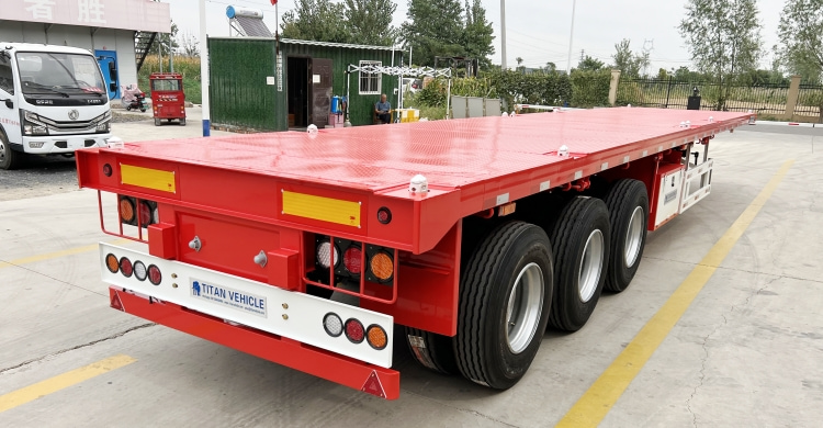 40 Ft Flatbed Trailer for Sale Near Me in Tanzania | 40 Foot Flatbed Trailer Prices