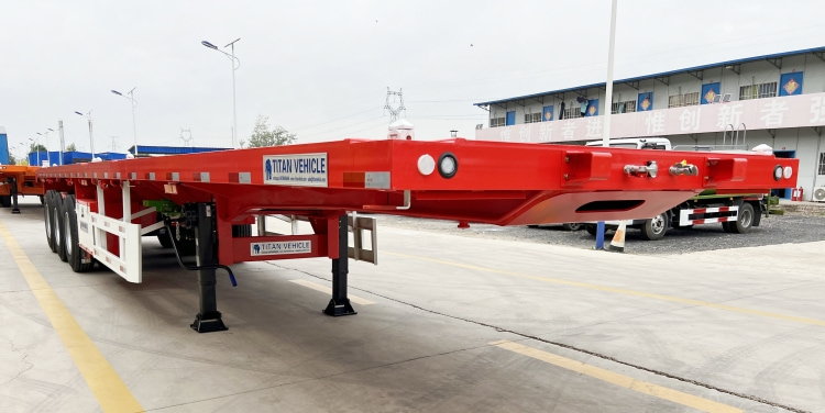 40 Ft Flatbed Trailer for Sale Near Me in Tanzania | 40 Foot Flatbed Trailer Prices