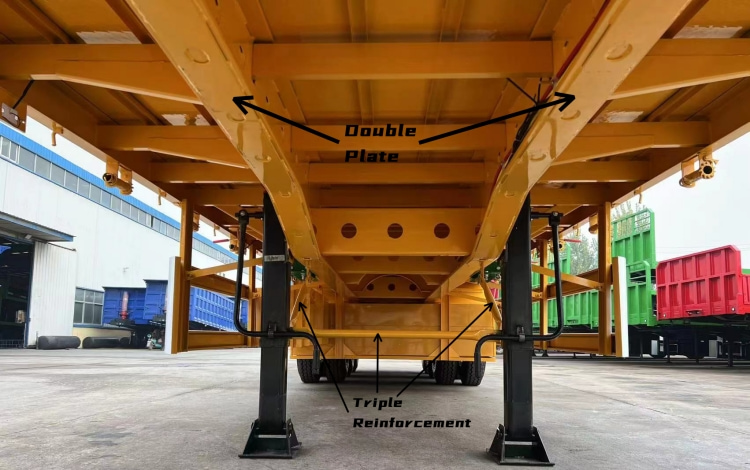 40 Foot Flatbed Semi Trailer for Sale in Zimbabwe | 3 Axle Flatbed Semi Trailer Manufacturers 