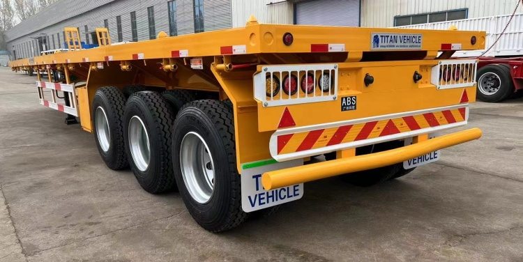 40 Foot Flatbed Semi Trailer for Sale in Zimbabwe | 3 Axle Flatbed Semi Trailer Manufacturers 
