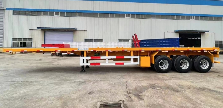 40 Foot Flatbed Semi Trailer for Sale in Zimbabwe | 3 Axle Flatbed Semi Trailer Manufacturers 