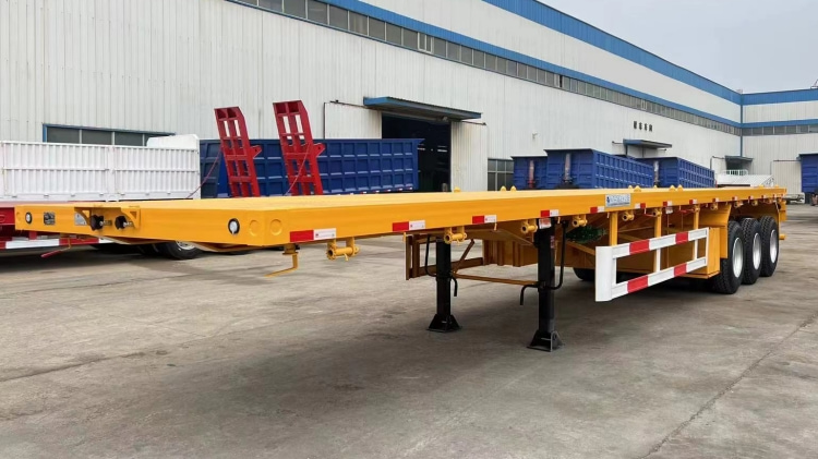 40 Foot Flatbed Semi Trailer for Sale in Zimbabwe | 3 Axle Flatbed Semi Trailer Manufacturers 
