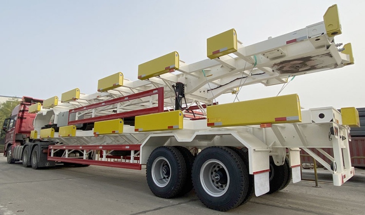 2 Axle 40/45ft Yard Terminal Semi Port Trailer for Sale in Senegal