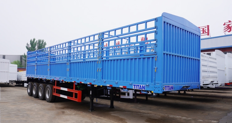 4 Axle Fence Trailer for Sale in Tanzania | Fencing Trailer for Sale | Fence Cargo Trailer