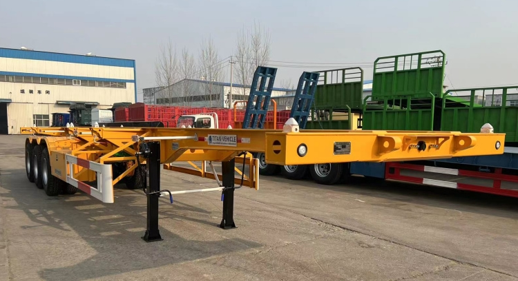 Tri Axle Skeletal Trailer for Sale in Zimbabwe | 12m Skeletal Trailer for Sale | Trailer Skeletal