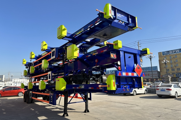 45 Feet Skeleton Type Terminal Trailers for Sale in Kenya | Terminal Semi Trailer | Yard Terminal Trailer