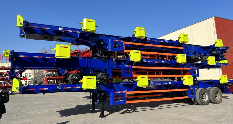 45 Feet Skeleton Type Terminal Trailers for Sale in Kenya | Terminal Semi Trailer | Yard Terminal Trailer