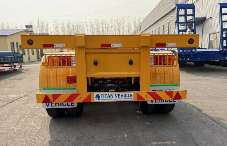 Container Skeletal Trailer Chassis | Tri Axle Skeletal Container Trailer | Multi Function Skeletal Trailer