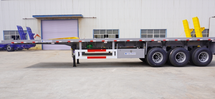 48 Ft Flatbed Trailer for Sale in Mauritius | 3 Axle Flatbed Trailers for Sale