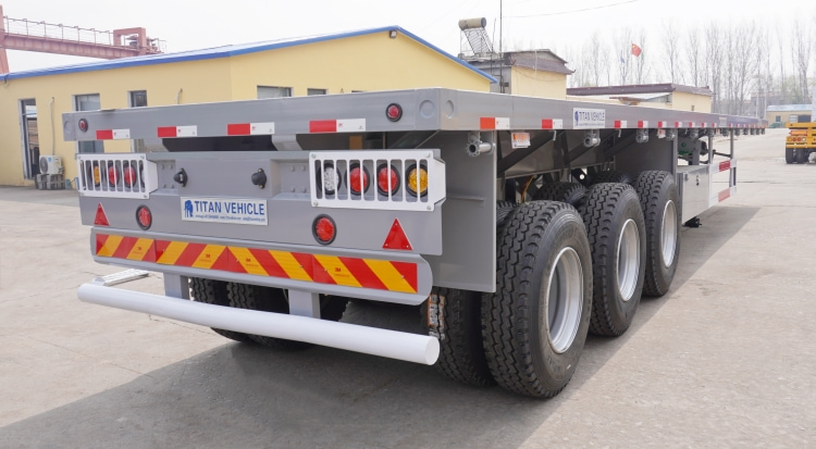 48 Ft Flatbed Trailer for Sale in Mauritius | 3 Axle Flatbed Trailers for Sale