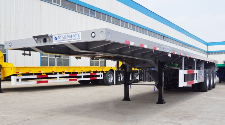 48 Ft Flatbed Trailer for Sale in Mauritius | 3 Axle Flatbed Trailers for Sale