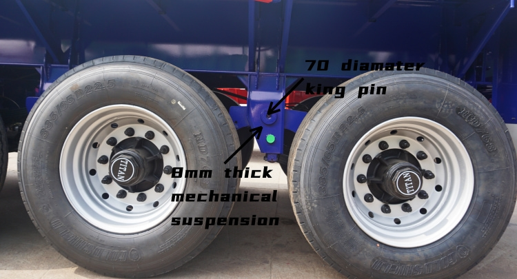 40ft Flatbed Trailer for Sale in Zimbabwe Harare | Single Tire 40 Foot Flatbed Trailer 