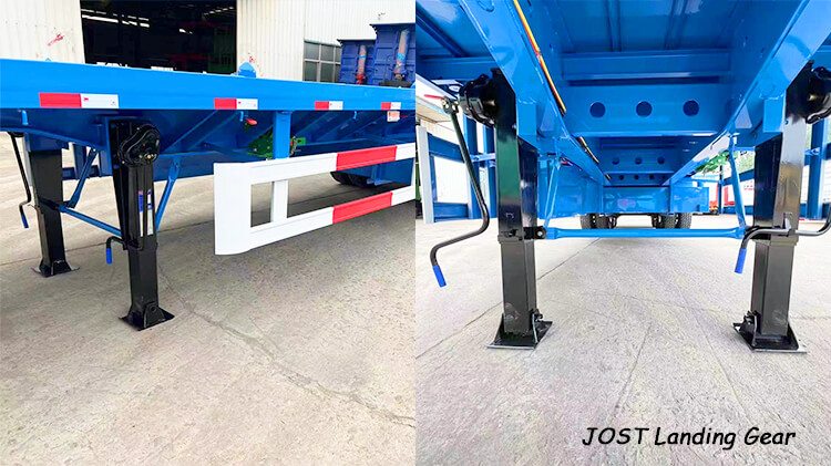 40ft 3 Axle Container Flatbed Trailer for Sale in Tanzania