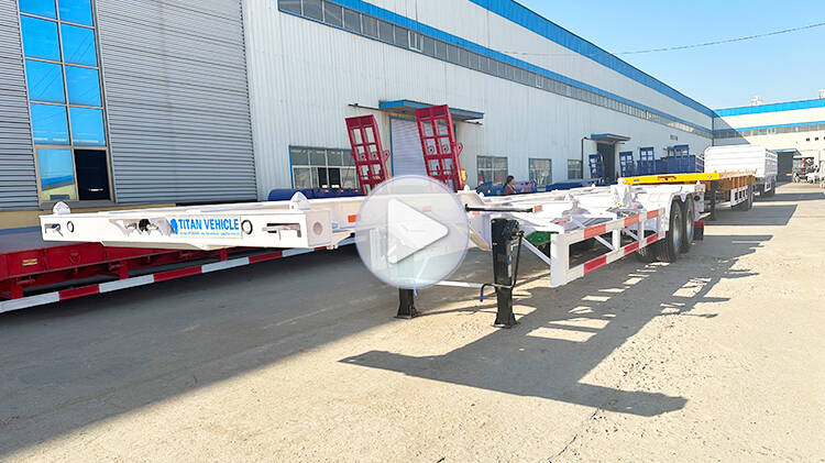 40 Ft Chassis for Sale | 40 Ft Shipping Container Trailer for Sale in Panama