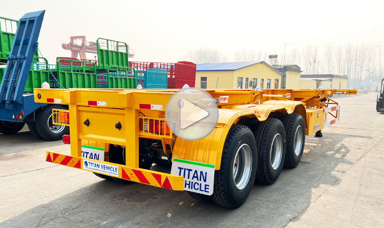 3 Axle Chassis | Tri Axle Container Chassis for Sale in Trinidad