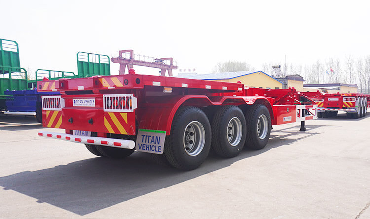 3 Axle Container Chassis | 40 Ft Tri Axle Chassis for Sale in Guam