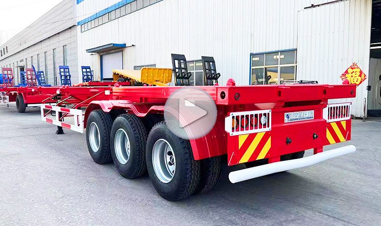 3 Axle Container Chassis | 40 Ft Tri Axle Chassis for Sale in Guam