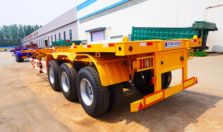 12m Tri Axle Skeletal Trailer for Sale in Tanzania