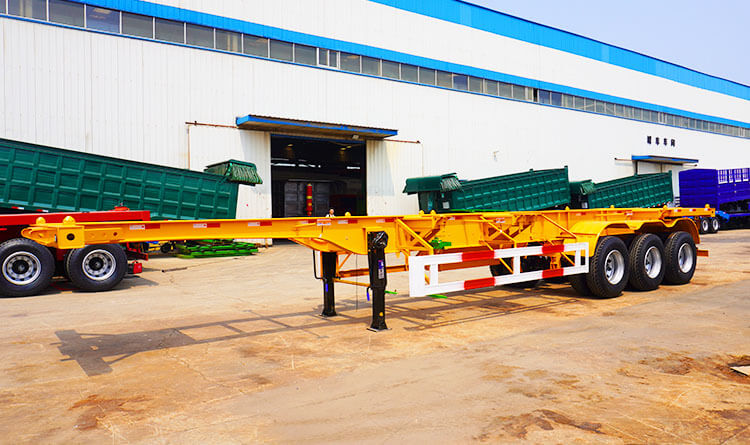 12m Tri Axle Skeletal Trailer for Sale in Tanzania