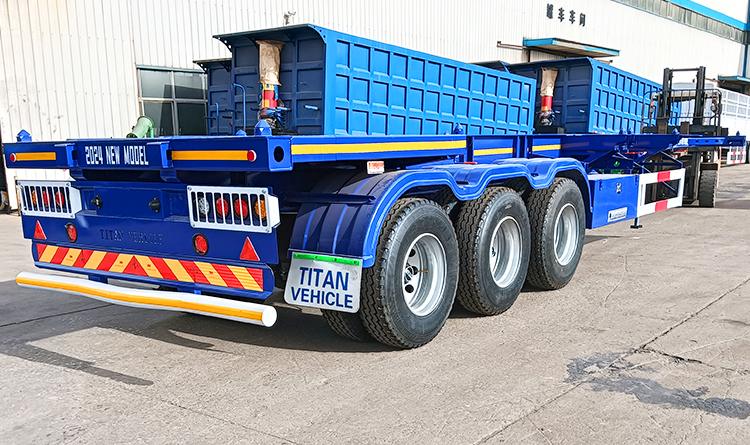 3 Axle 40 Shipping Container Chassis for Sale in Jamaica