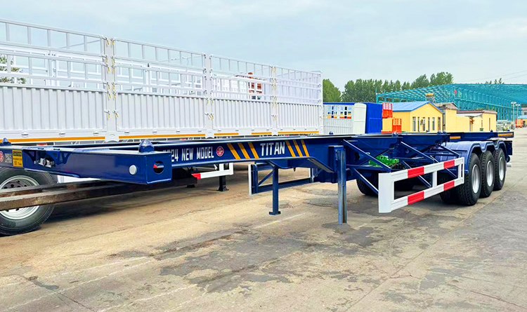 3 Axle 40 Shipping Container Chassis for Sale in Jamaica