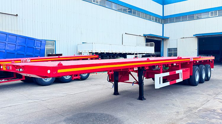 3 Axle Flatbed Trailer for Sale in Tanzania