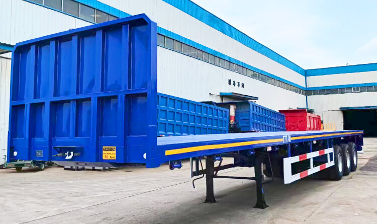 3 Axle 40 Ft Flatbed Semi Trailer for Sale in Nigeria