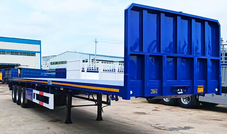 3 Axle 40 Ft Flatbed Semi Trailer for Sale in Nigeria