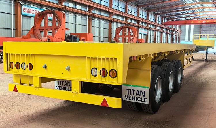 3 Axle Extendable Flatbed Trailer for Sale in Mexico