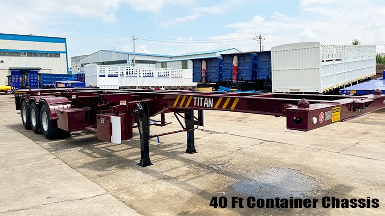 3 Axle 40 Ft Shipping Container Trailer for Sale in Guyana